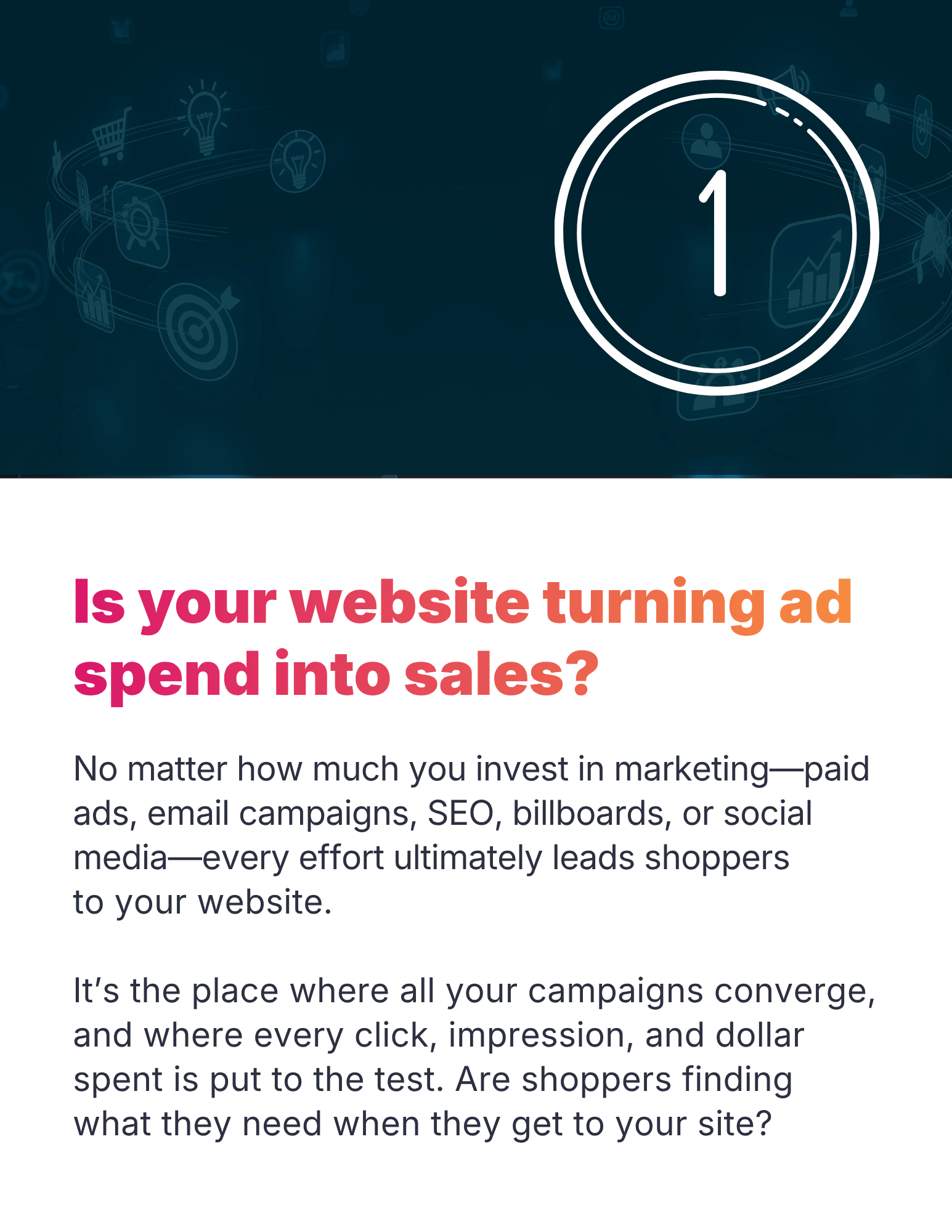 Is your website turning ad spend into sales?
