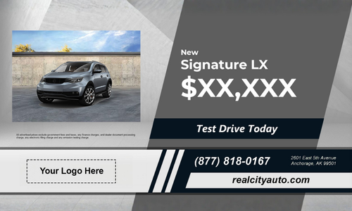 New Signature LX Digital Ad