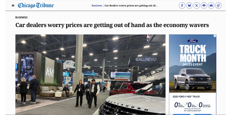 Car dealers worry prices are getting out of hand as the economy wavers